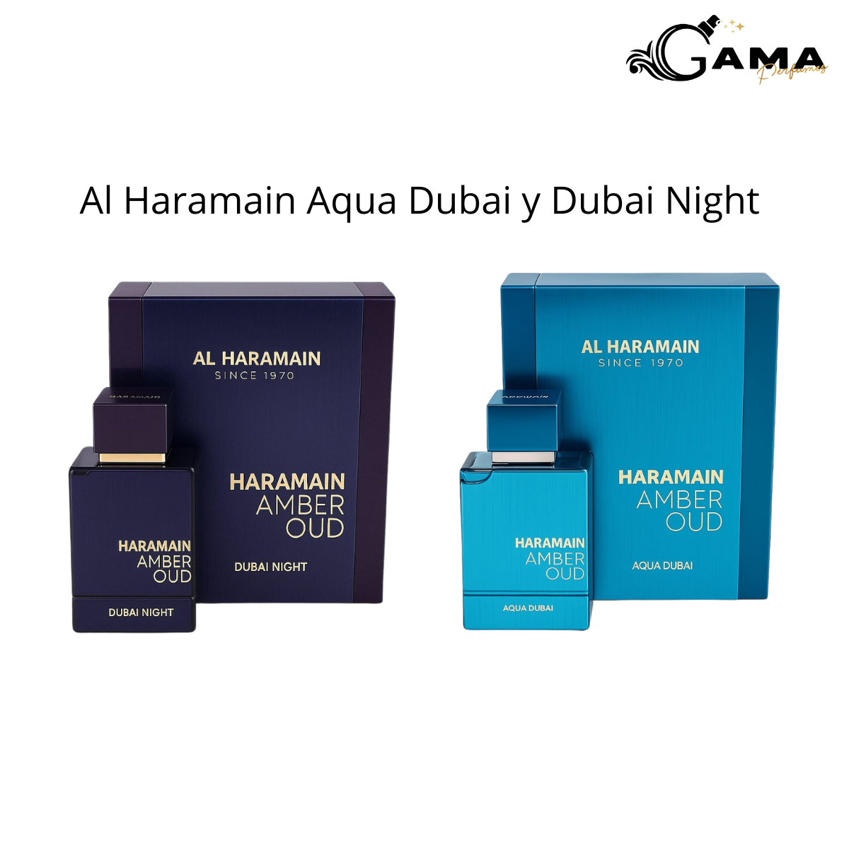 Al Haramain Aqua Dubai y Dubai Night 75 ml Promoción